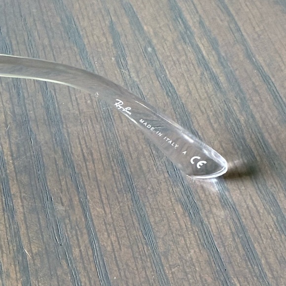 Ray-Ban Transparent Square Unisex Sunglasses Model RB4323 Gradient Lenses​ - Picture 9 of 12